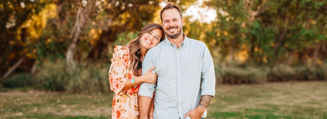 Jason and Li, the founders of Lunasol Sleep, standing together on their mission to help others improve sleep, breathing, and overall health through science-backed, natural solutions.